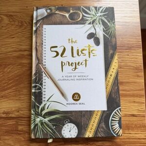 New Moorea Seal The 52 Lists Project Hardcover Journal Weekly Inspiration